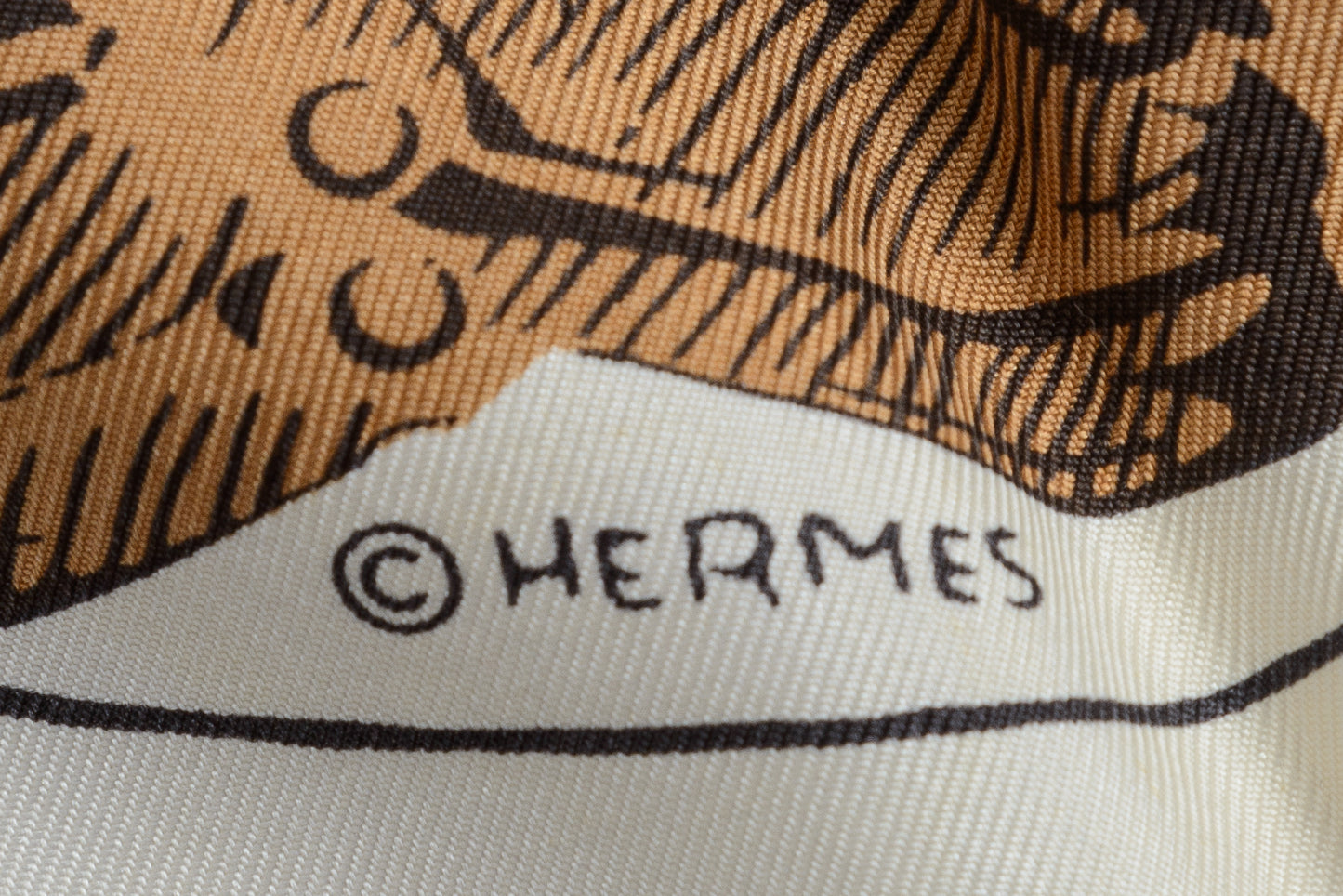 Hermés Silk Scarf Bride De Cour