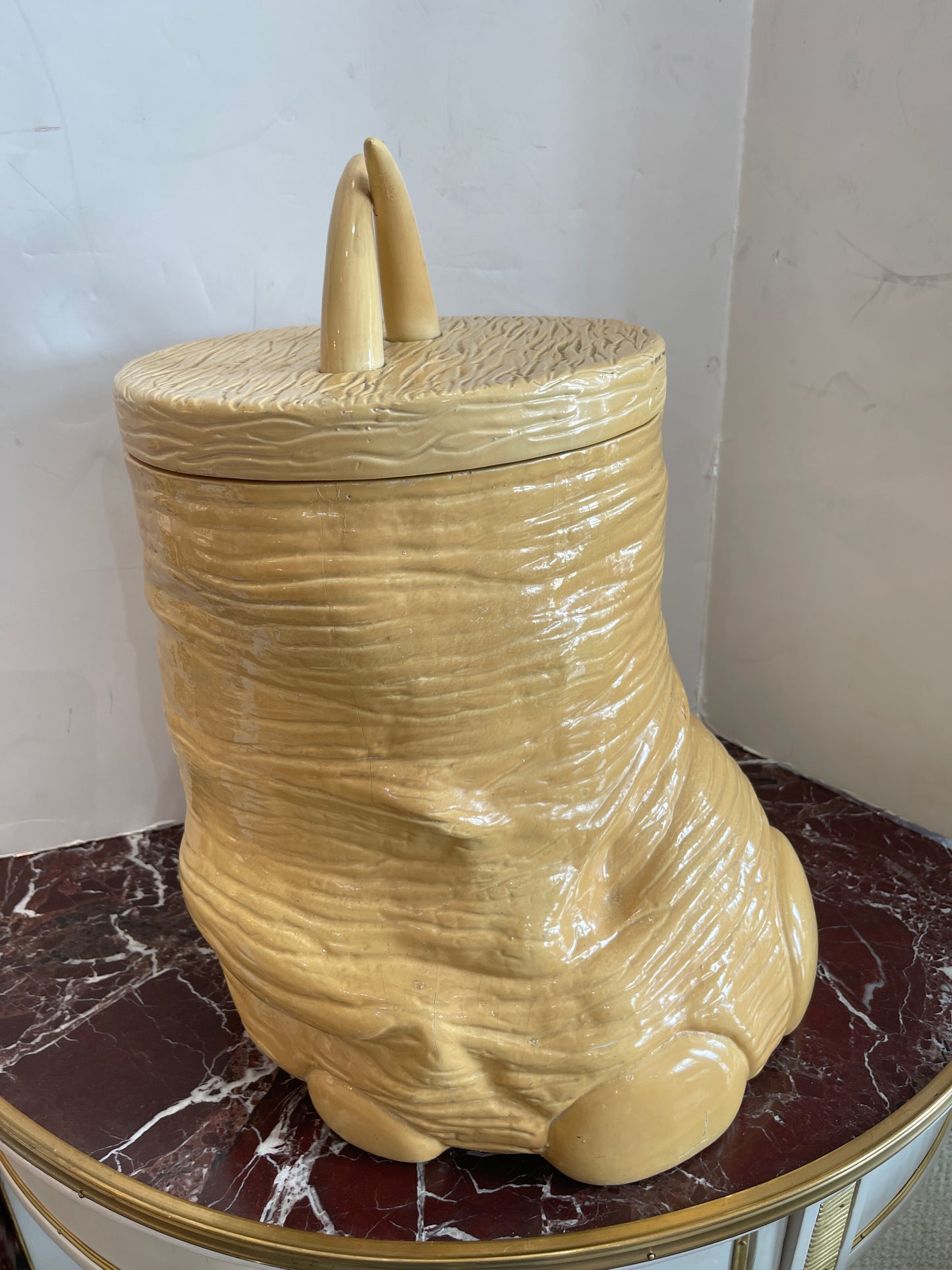 Elephant Foot Container/Ice Bucket,  Made in France, 1970s