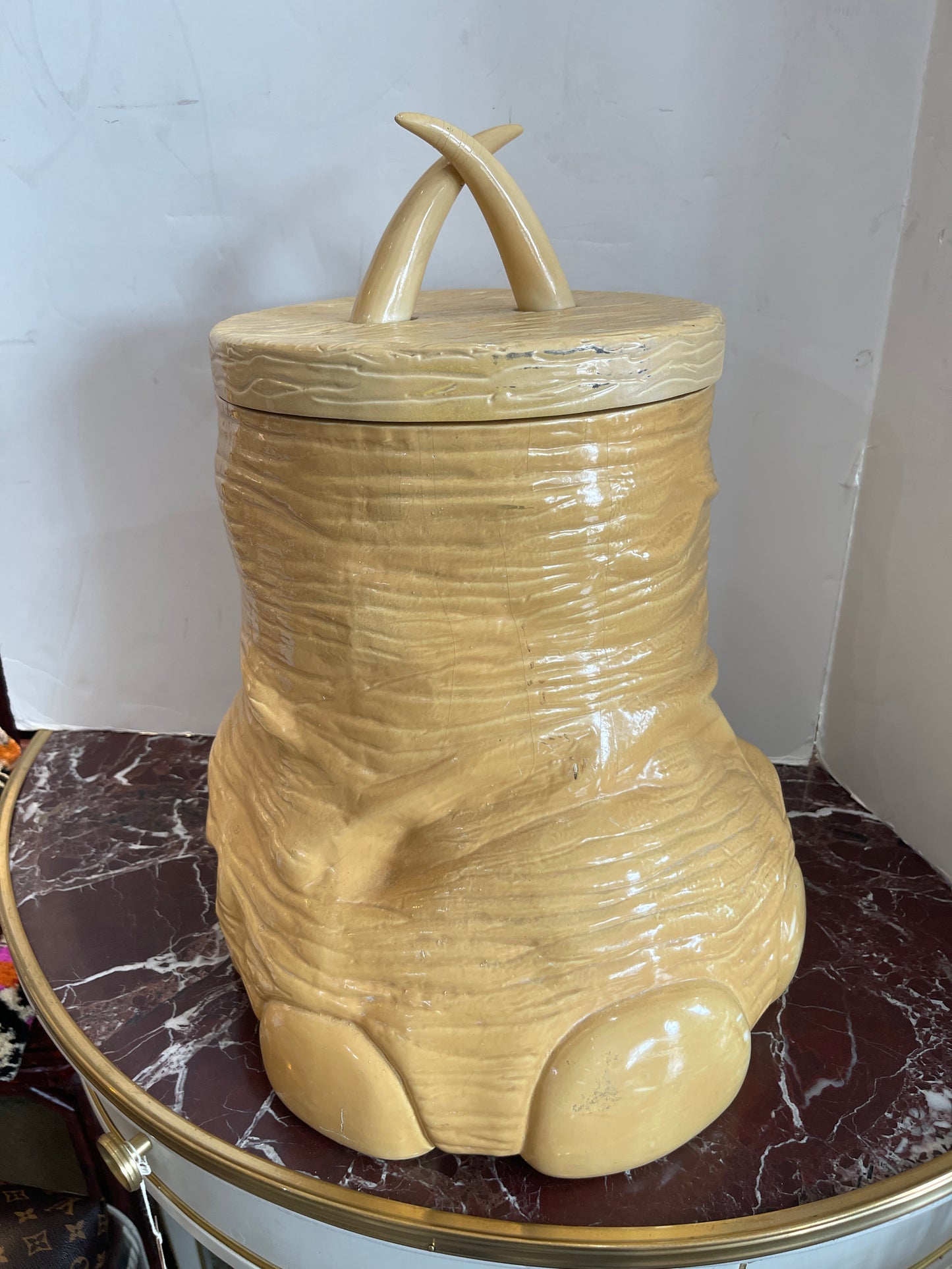 Elephant Foot Container/Ice Bucket,  Made in France, 1970s