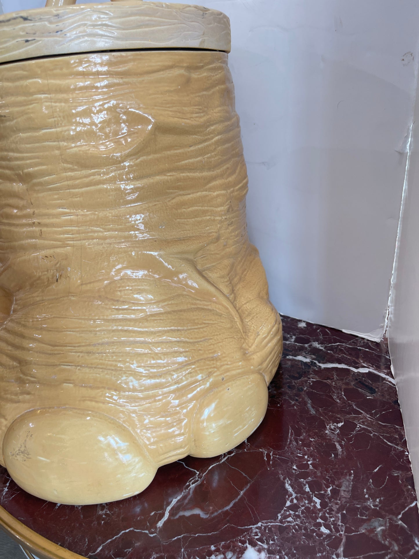 Elephant Foot Container/Ice Bucket,  Made in France, 1970s
