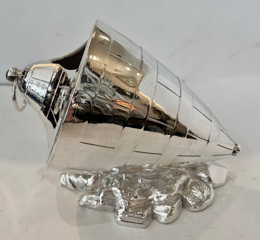 Antique Victorian Silver Plate Marine Buoy Spoon Warmer, c.1868