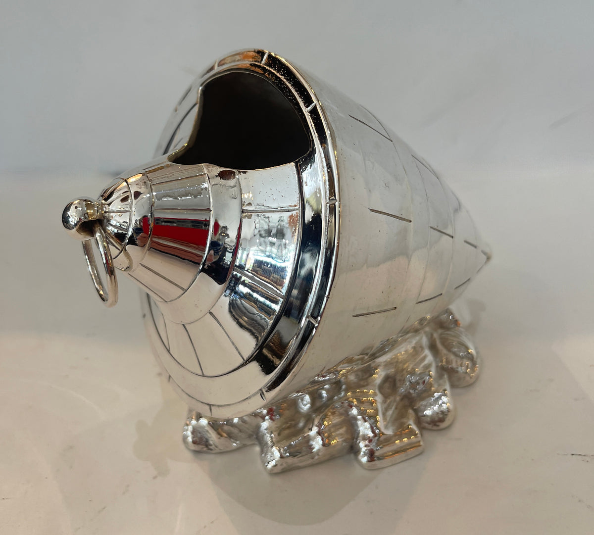 Antique Victorian Silver Plate Marine Buoy Spoon Warmer, c.1868