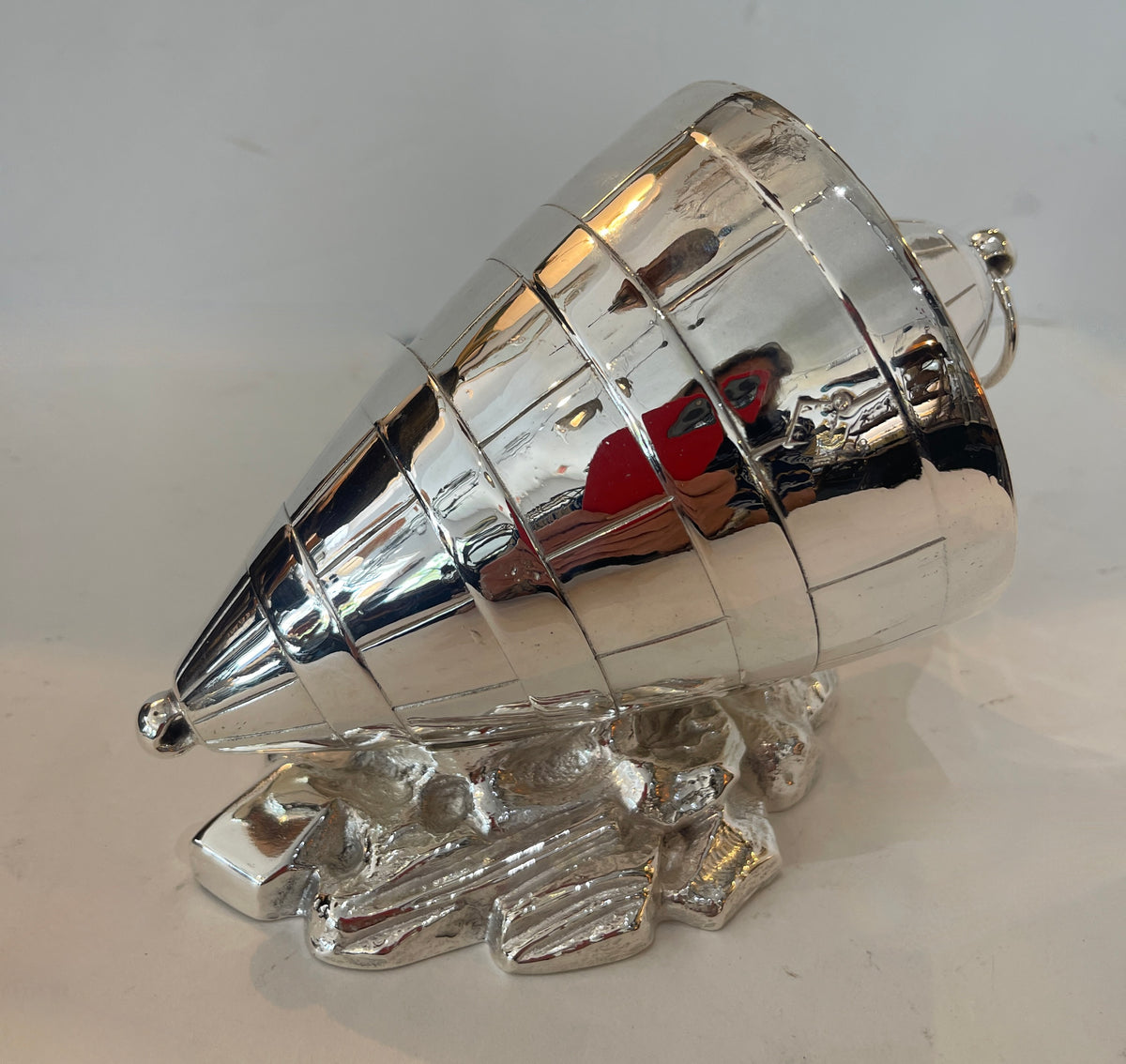 Antique Victorian Silver Plate Marine Buoy Spoon Warmer, c.1868