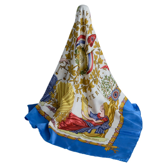 Hermés Silk Scarf "République Française Liberté, Égalité, Fraternité"