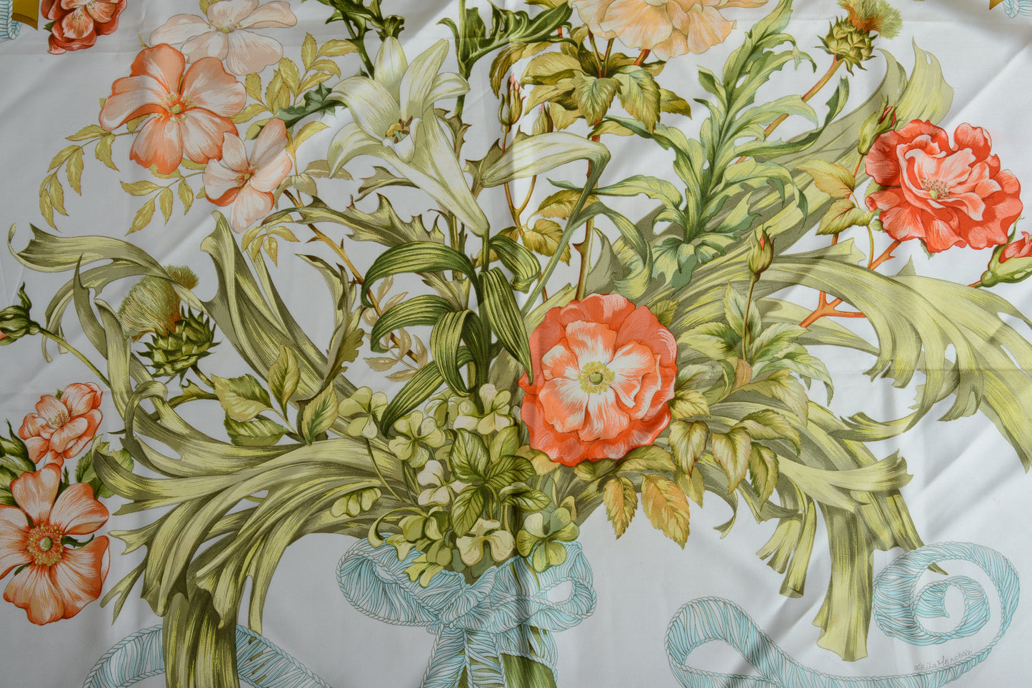 Hermés Silk Scarf Regina Pink