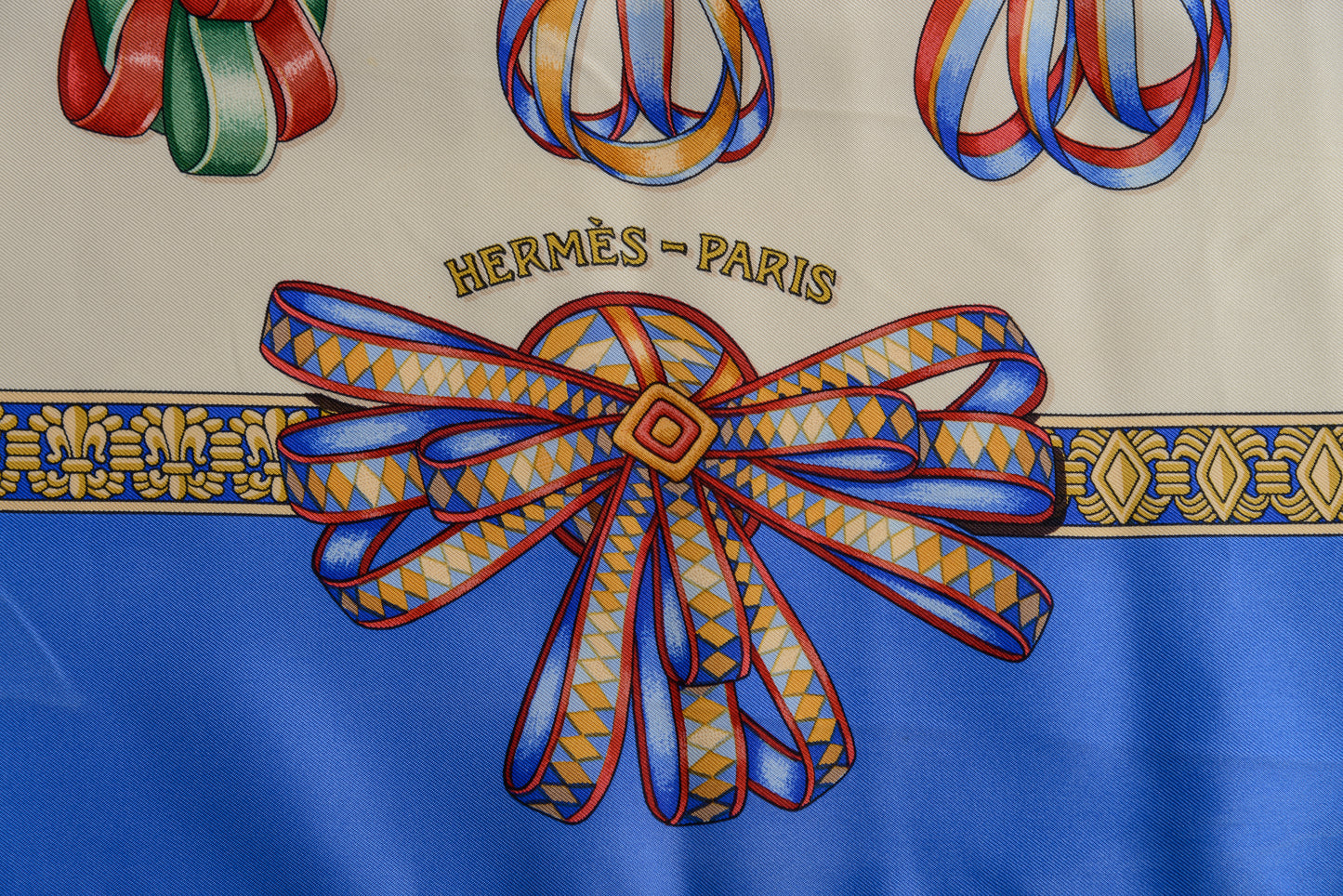 Hermés Silk Scarf Les Rubans Du Cheval
