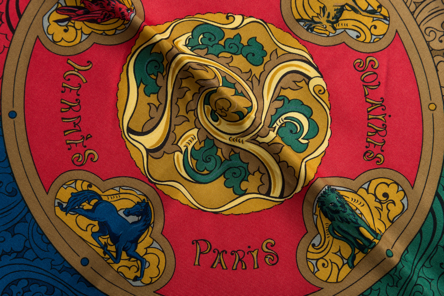 Hermés Silk Scarf Animaux Solaire