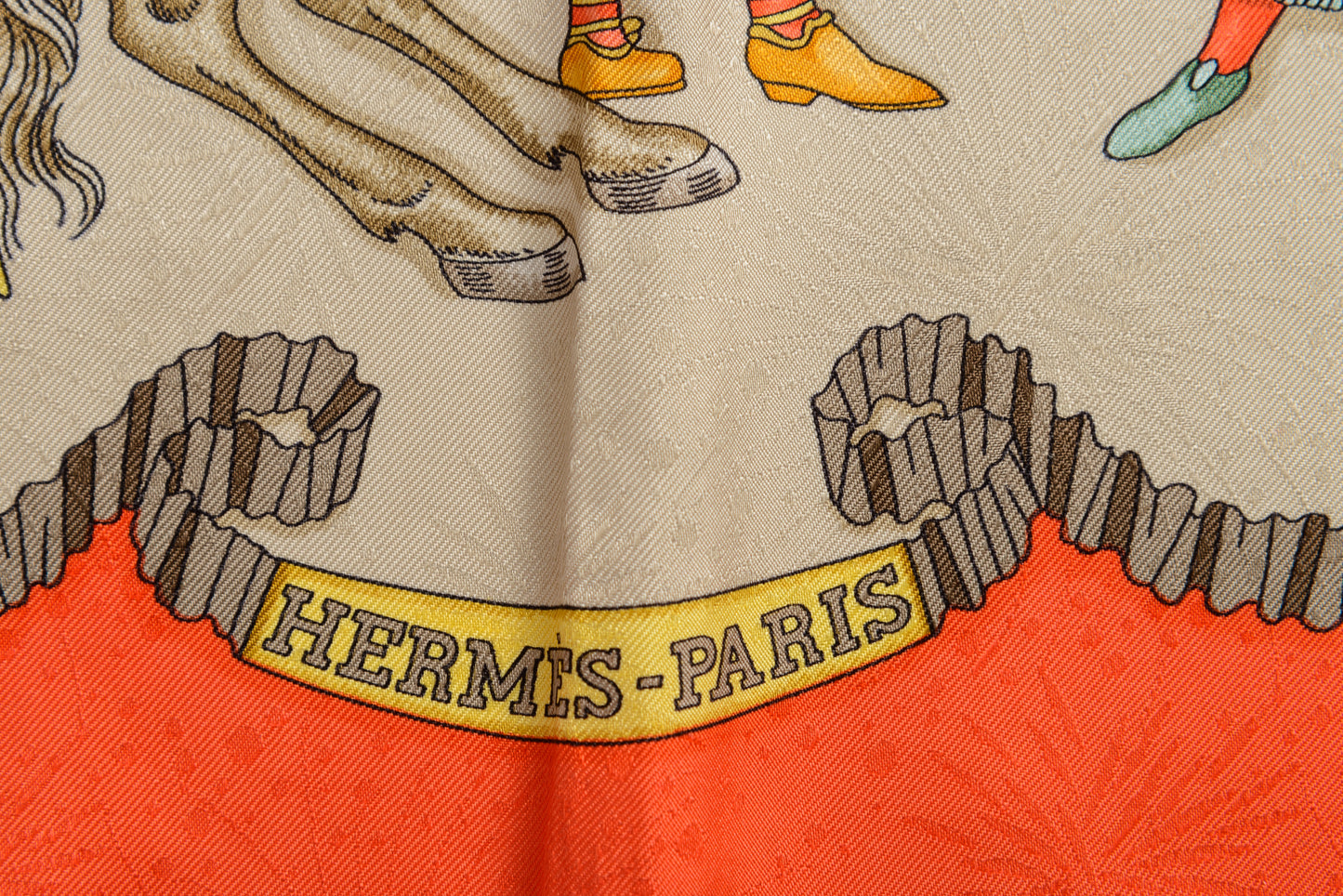 Hermés Silk Scarf Les Fetes Du Roi Solei