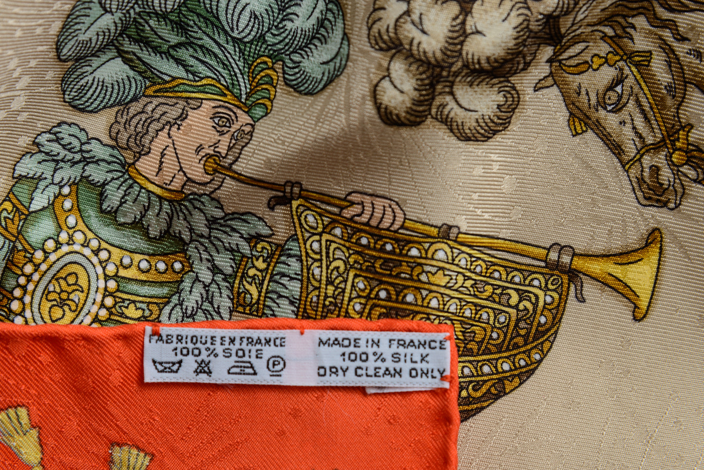 Hermés Silk Scarf Les Fetes Du Roi Solei