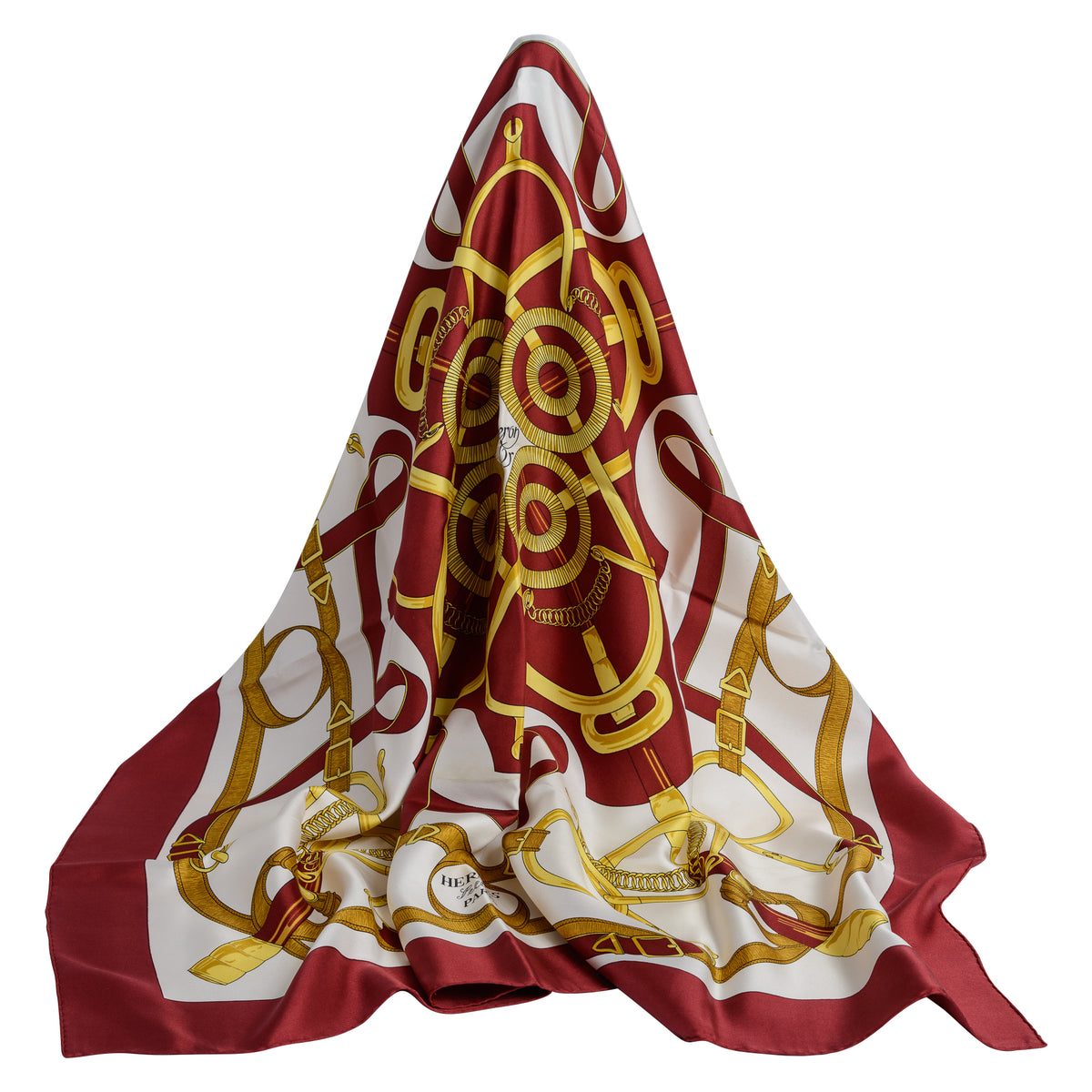 Hermés Silk Scarf Eperon D'Or