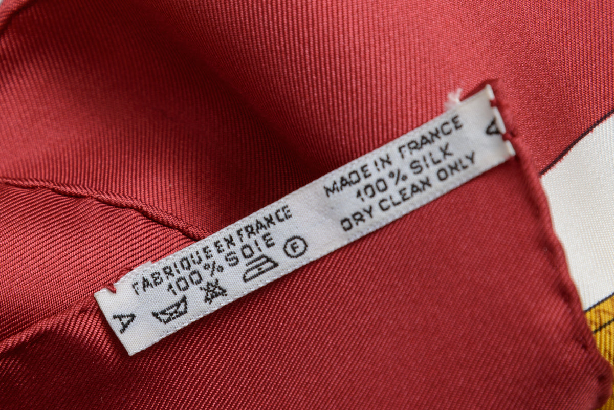 Hermés Silk Scarf Eperon D'Or