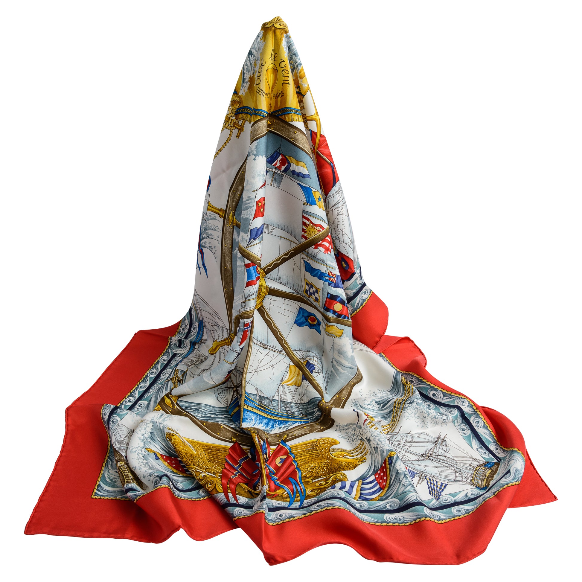 Hermés Silk Scarf Vive Le Vent