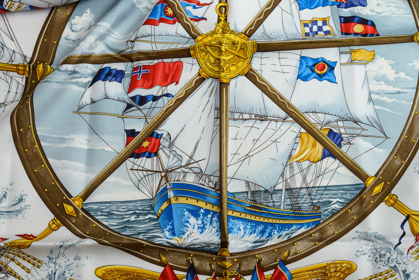Hermés Silk Scarf Vive Le Vent