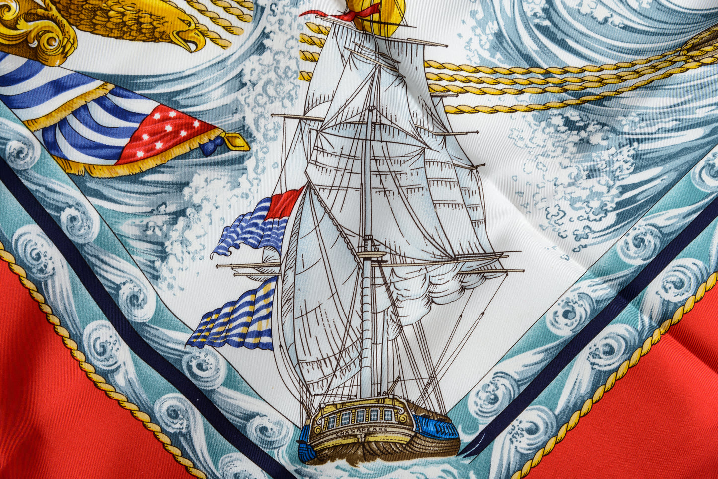 Hermés Silk Scarf Vive Le Vent