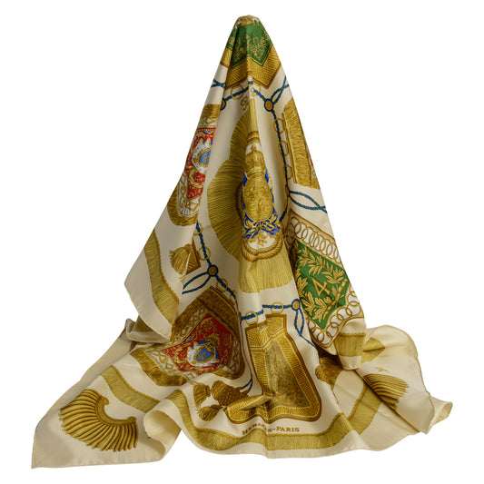 Hermés Silk Scarf Poste et Cavalerie