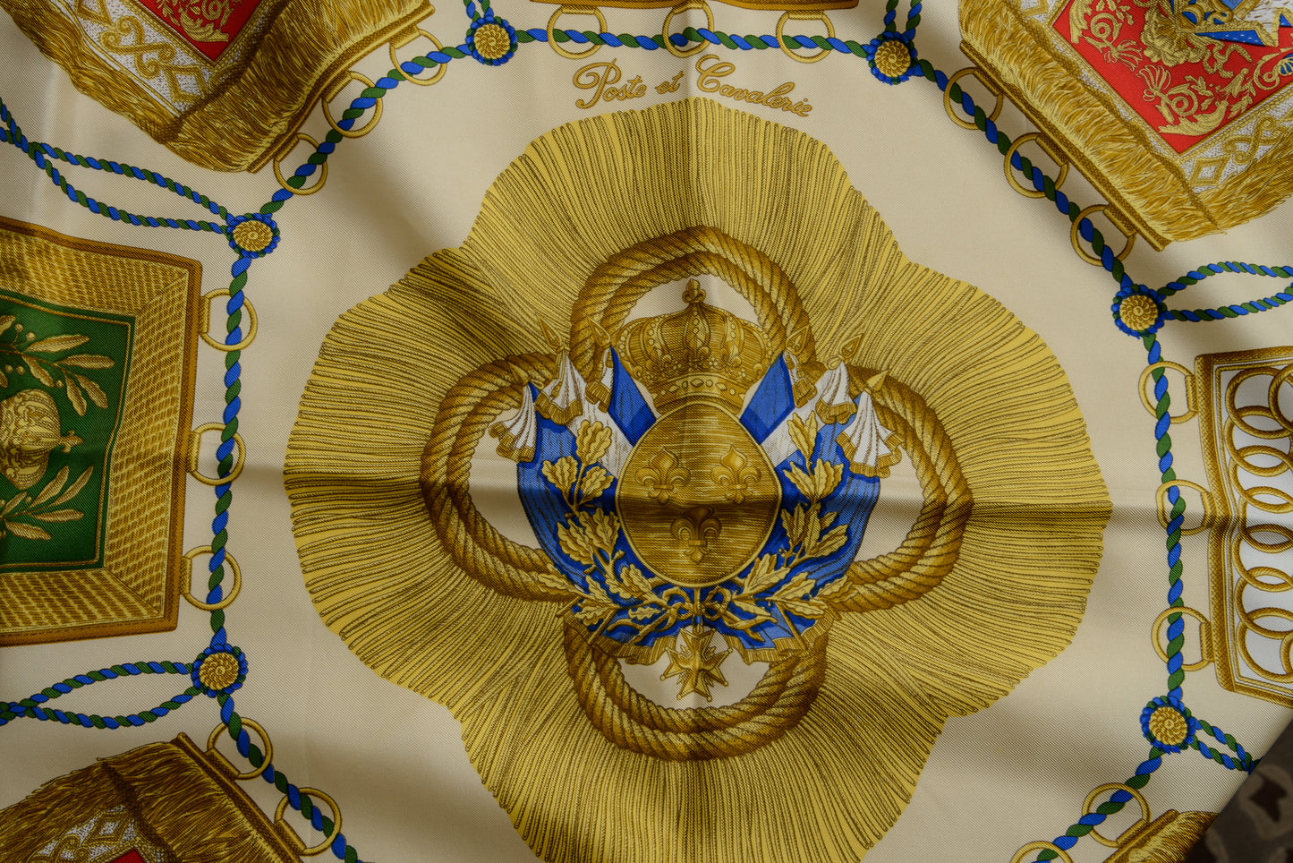 Hermés Silk Scarf Poste et Cavalerie