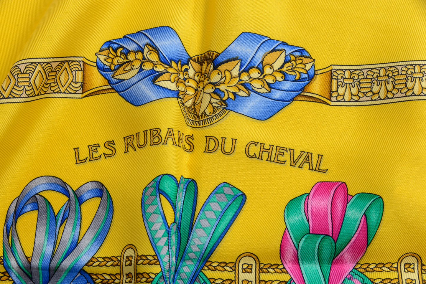 Hermés Silk Scarf  Les Rubans Du Cheval