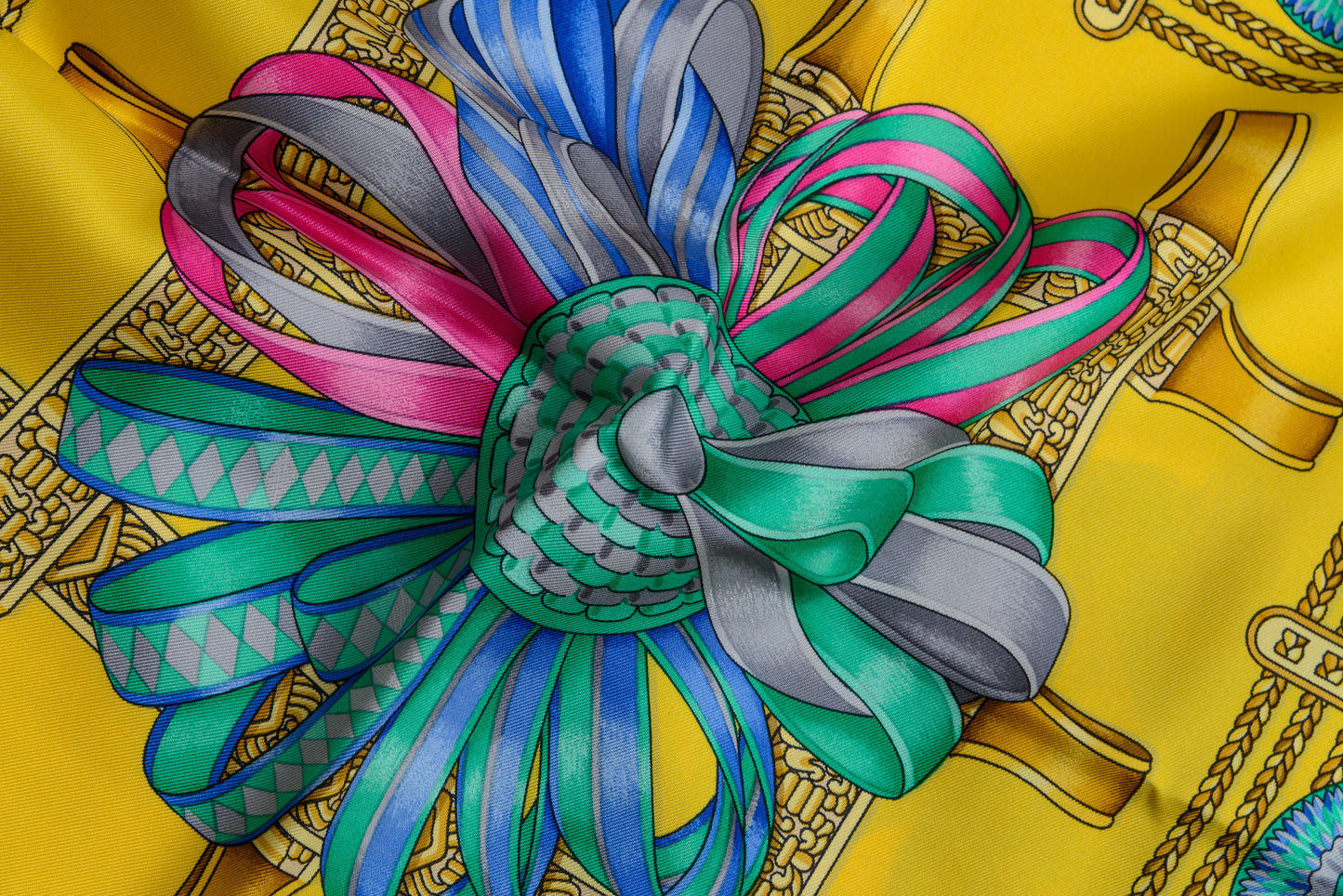 Hermés Silk Scarf  Les Rubans Du Cheval