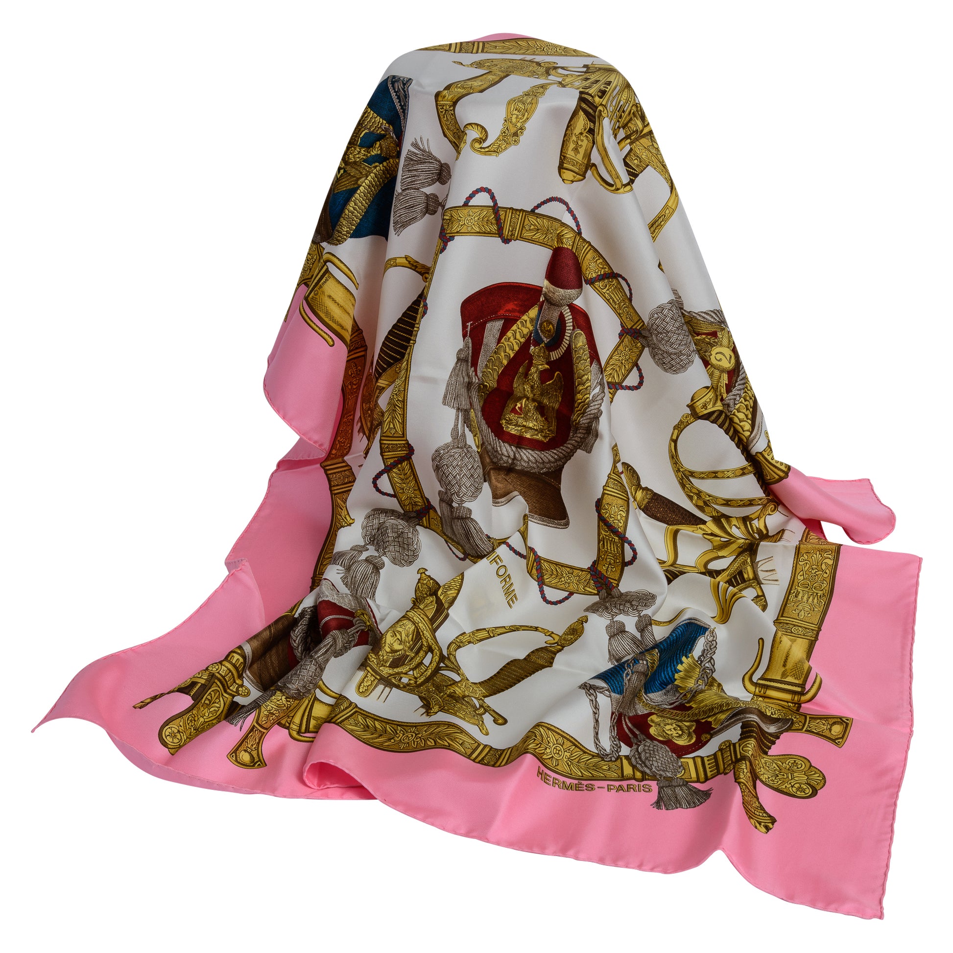 Hermés Silk Scarf Grand Uniforme