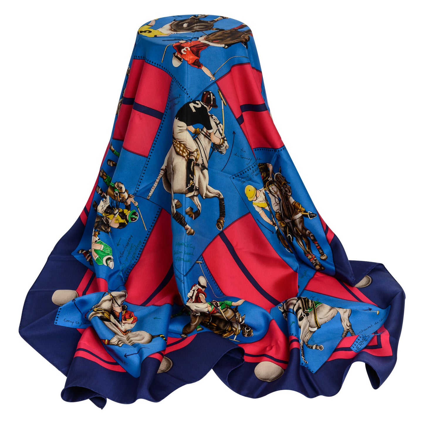 Hermés Silk Scarf The Palm Beach Polo
