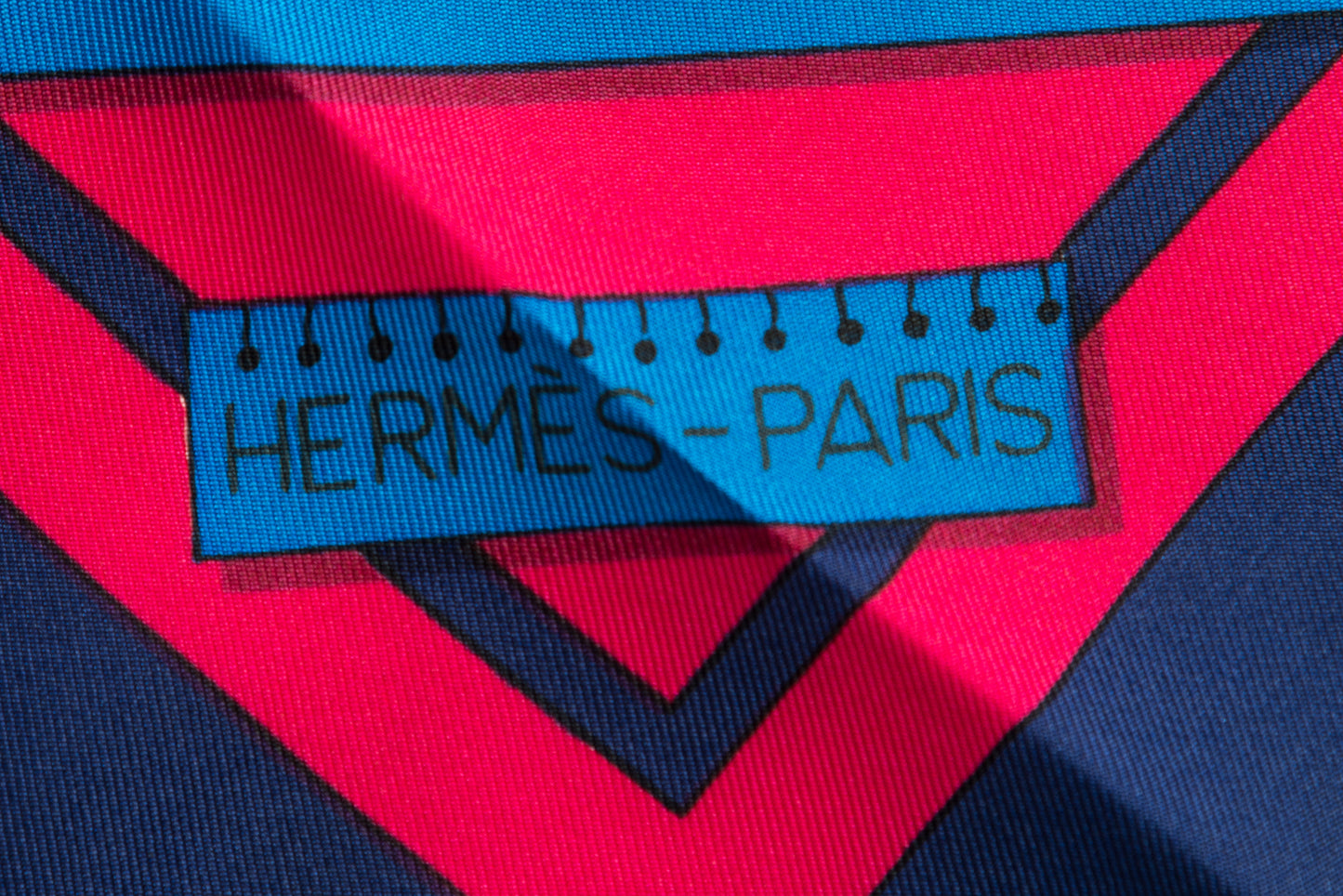 Hermés Silk Scarf The Palm Beach Polo Blue
