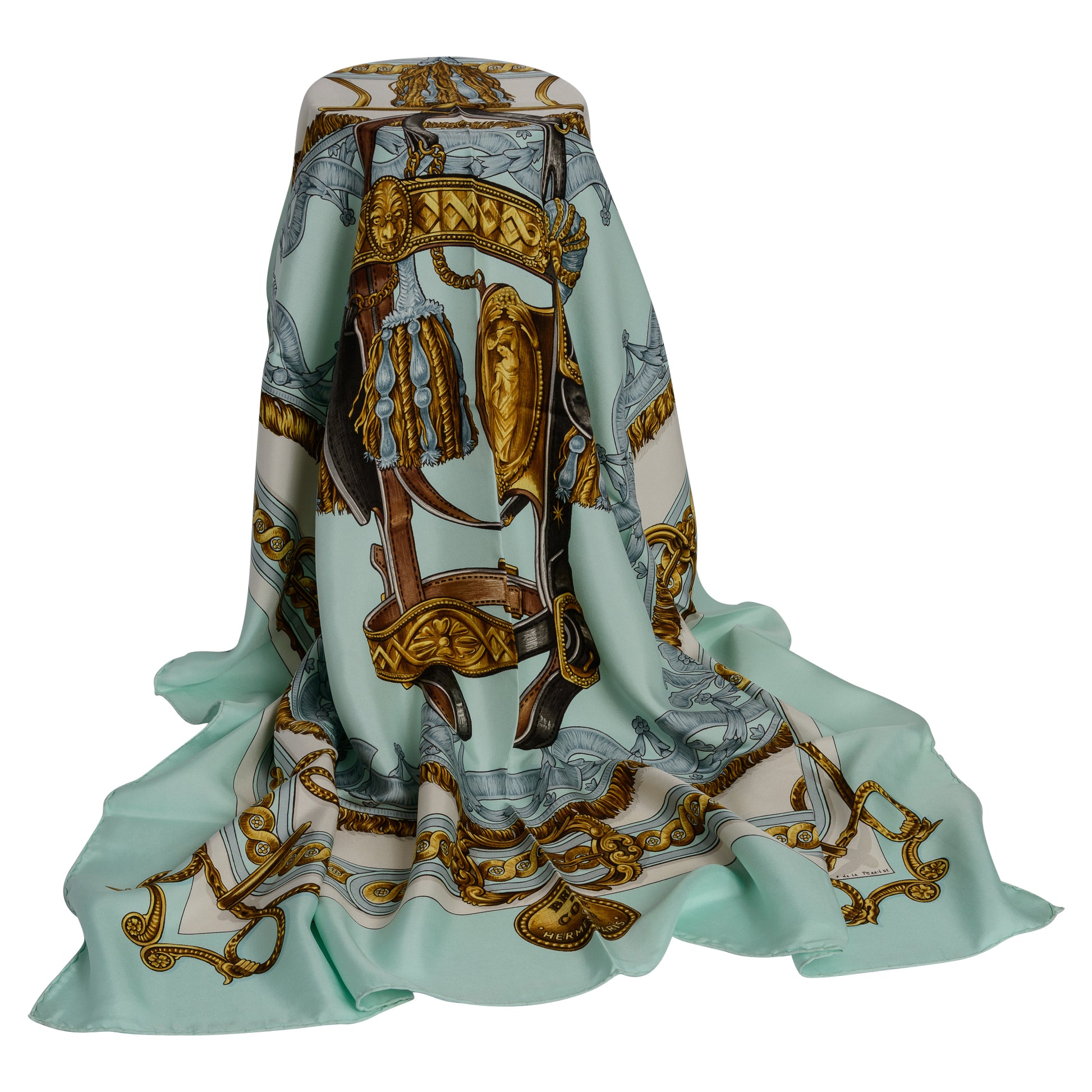 Hermés Silk Scarf Bride De Cour