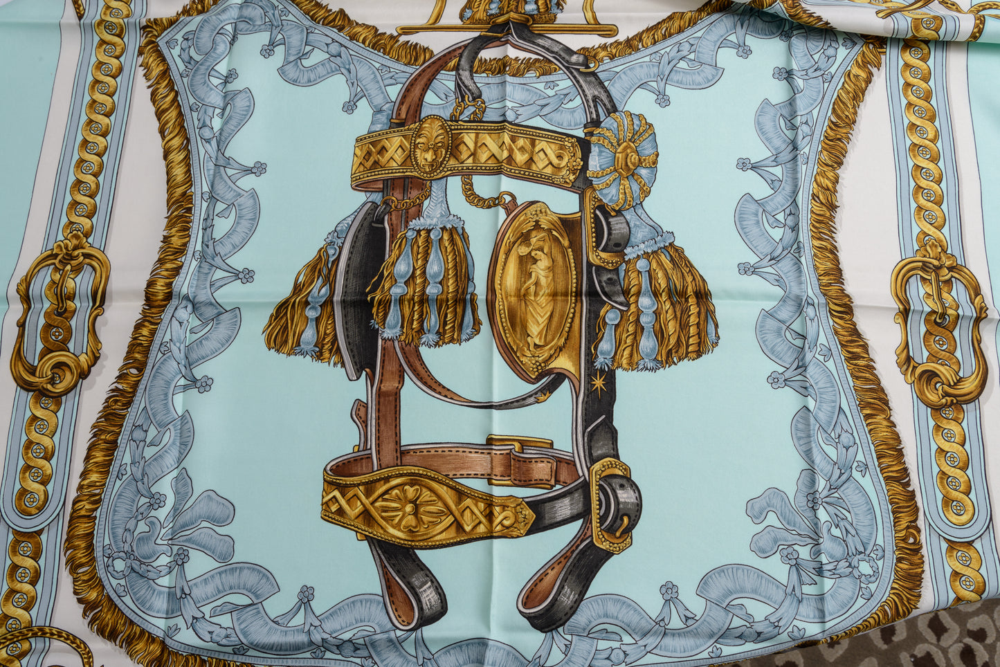 Hermés Silk Scarf Bride De Cour