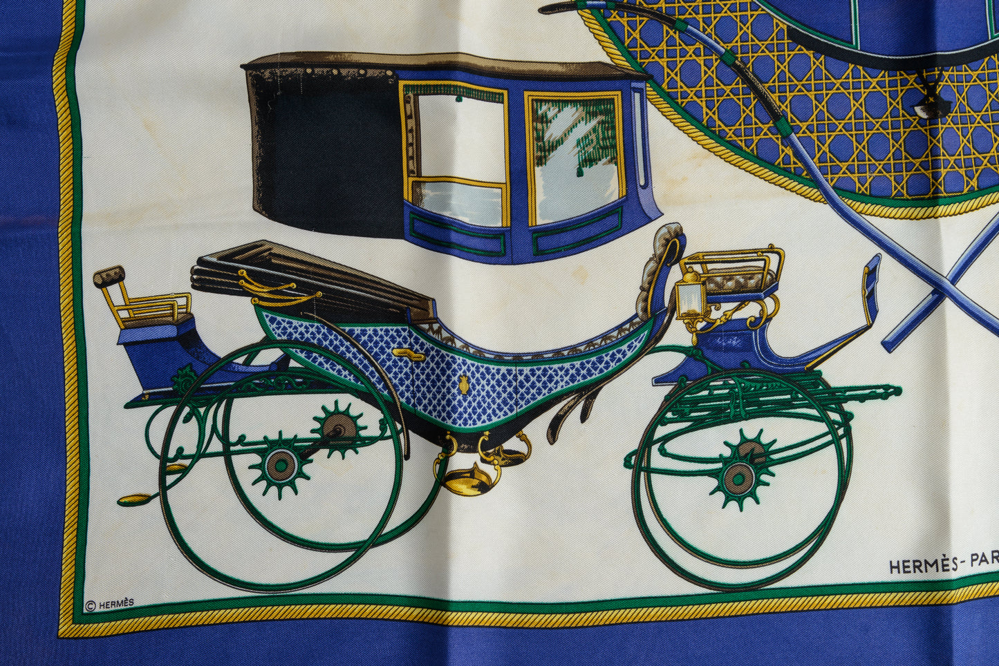 Hermés Silk Scarf  Les Voitures A Transformation