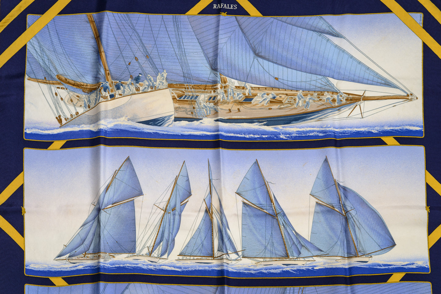 Hermés Silk Scarf Rafales