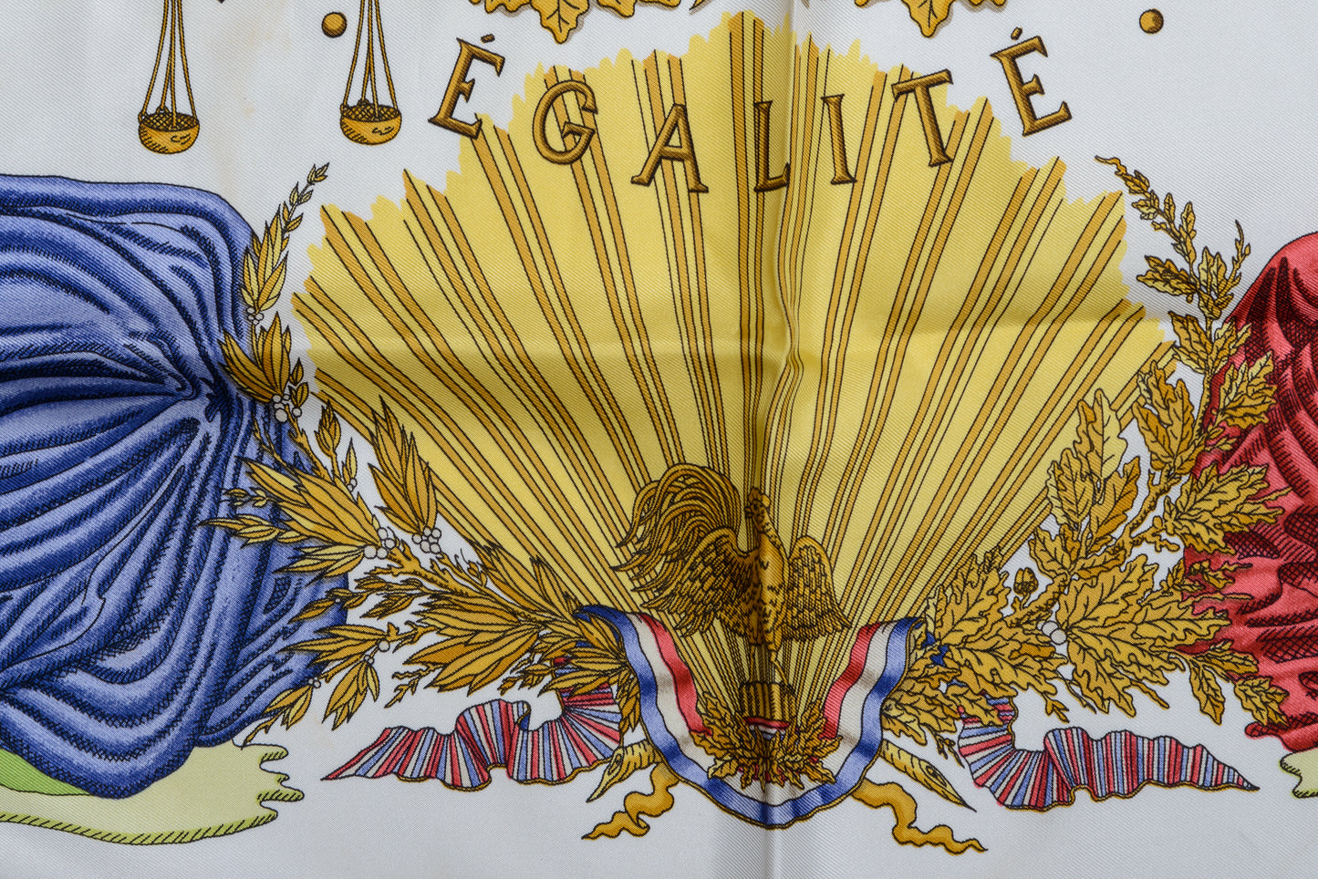 Hermés Silk Scarf "République Française Liberté, Égalité, Fraternité"