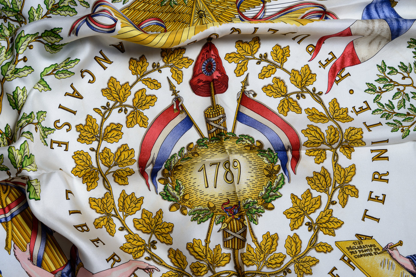 Hermés Silk Scarf "République Française Liberté, Égalité, Fraternité"