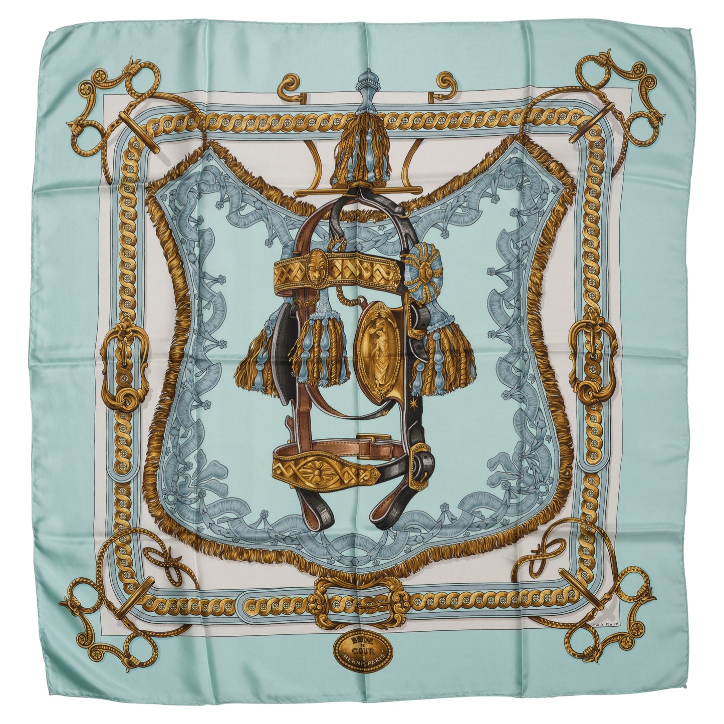 Hermés Silk Scarf Bride De Cour