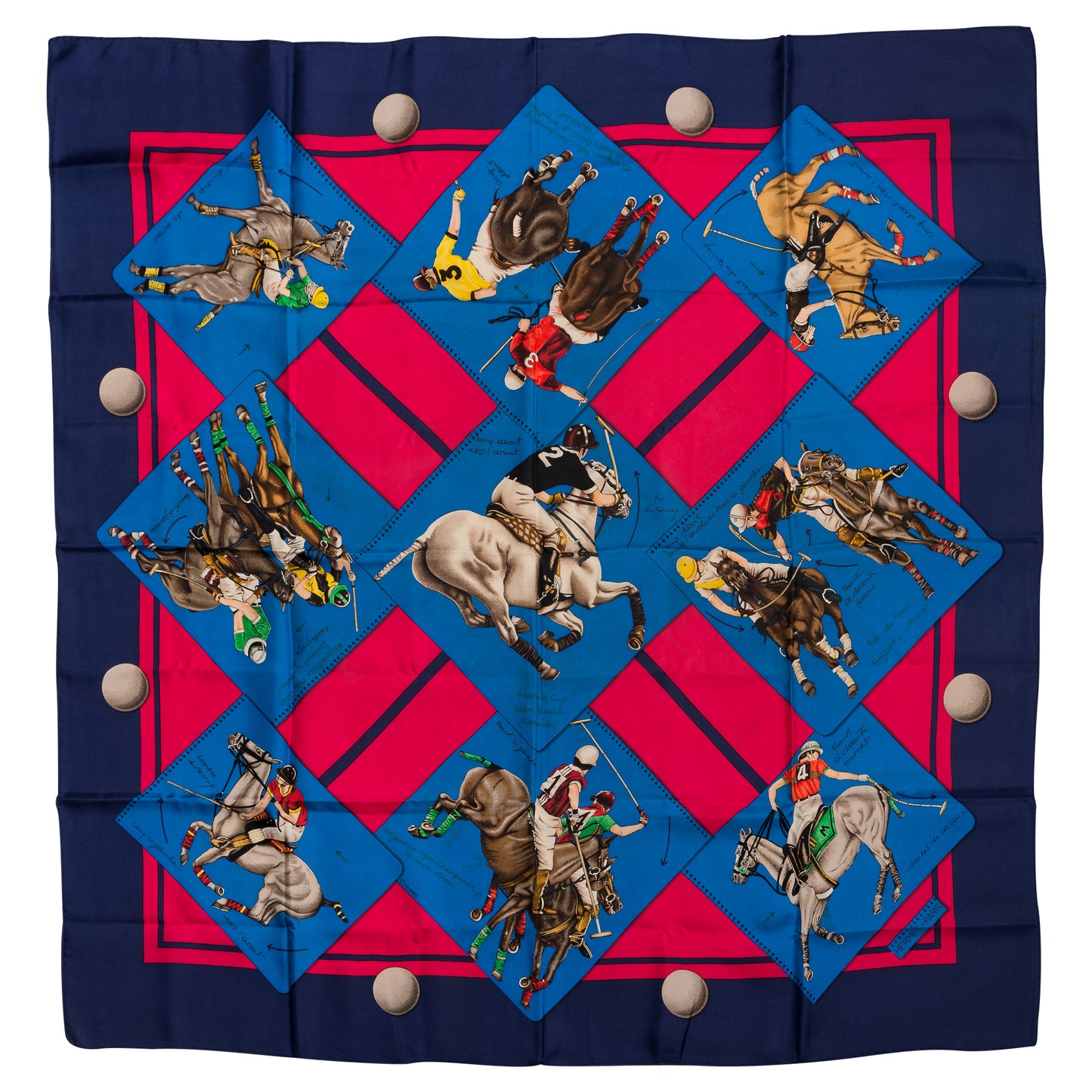Hermés Silk Scarf The Polo