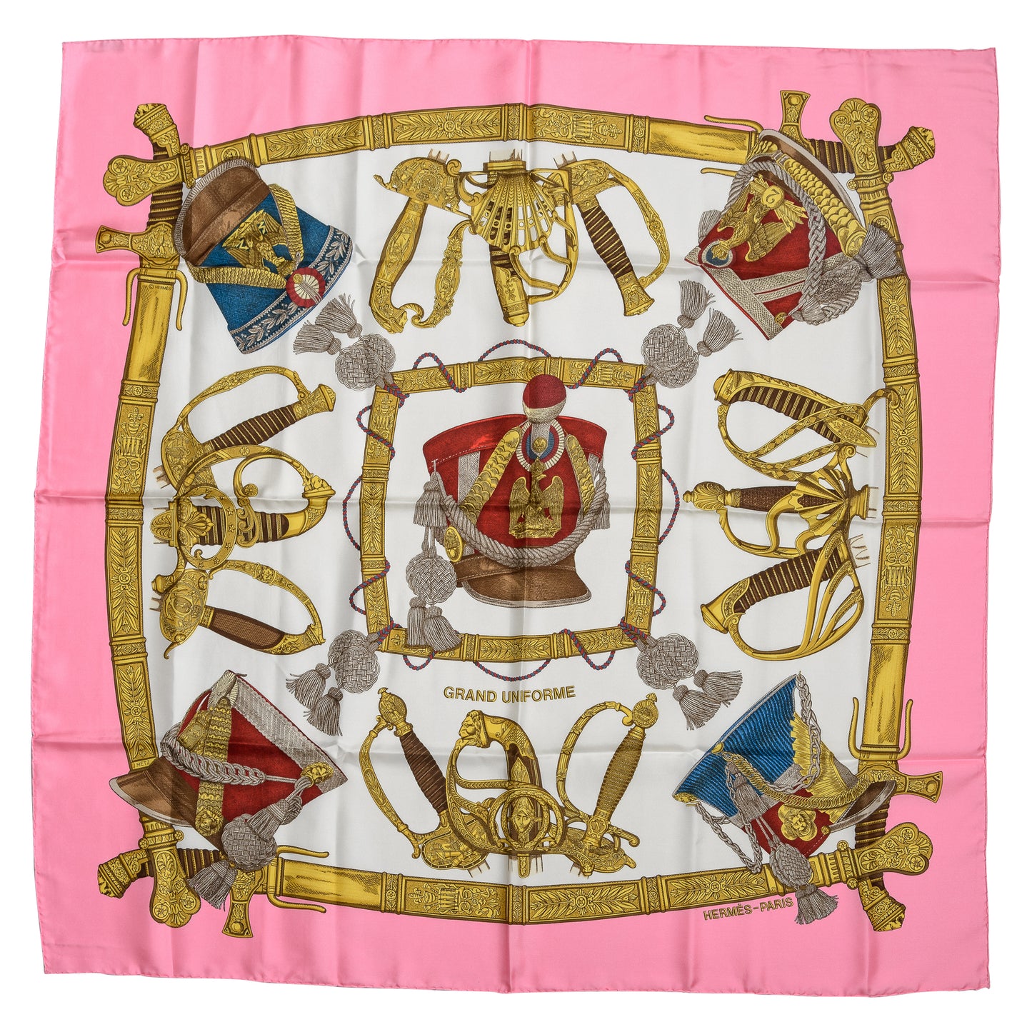 Hermés Silk Scarf Grand Uniforme
