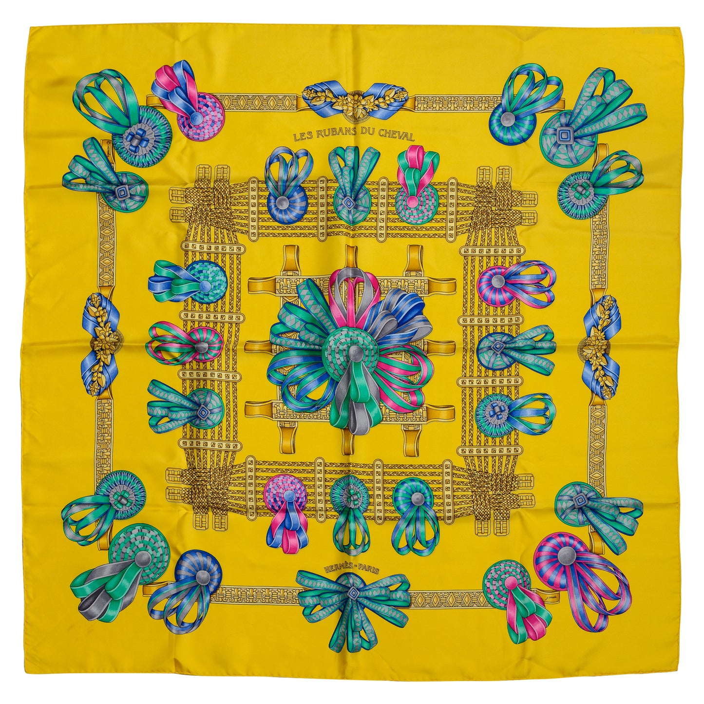 Hermés Silk Scarf  Les Rubans Du Cheval