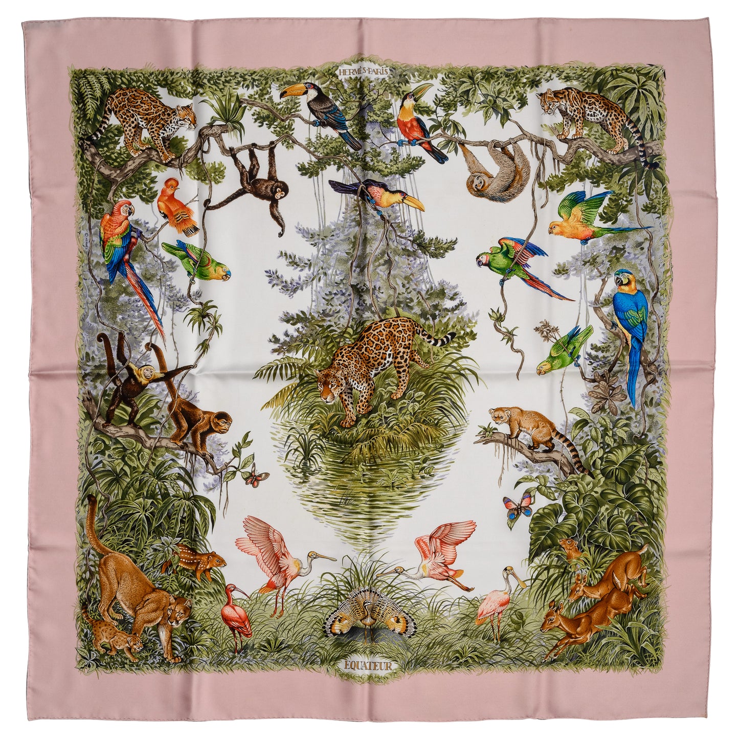 Hermès Silk Scarf Équateur