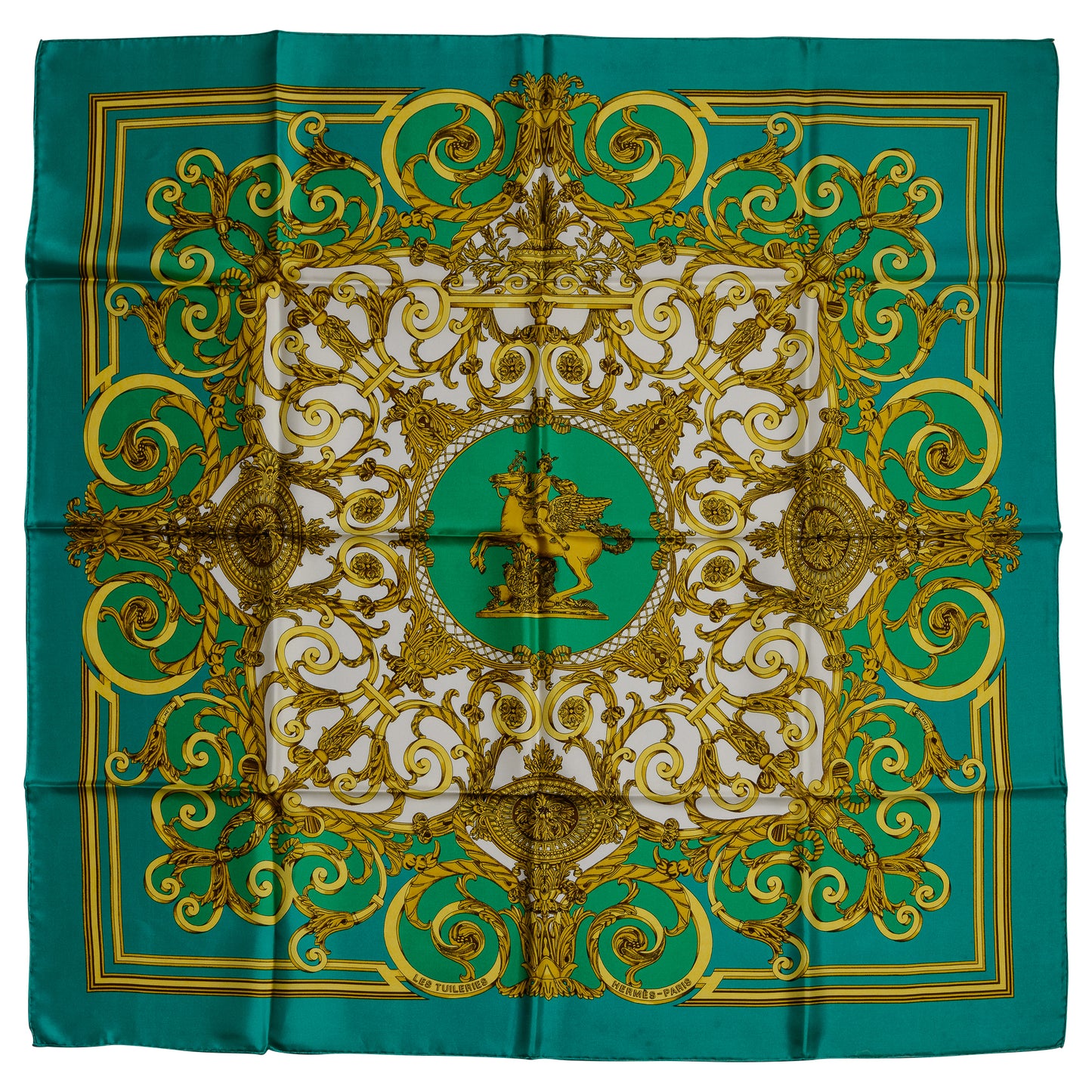 Hermés Silk Scarf Les Tuileries