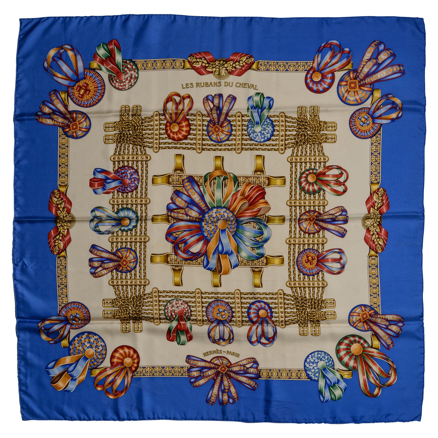 Hermés Silk Scarf Les Rubans Du Cheval