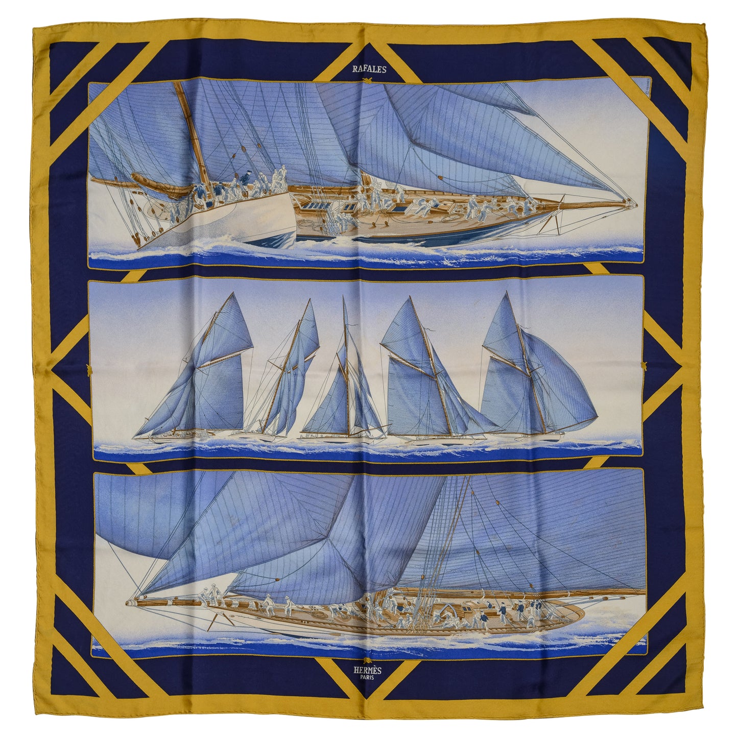 Hermés Silk Scarf Rafales